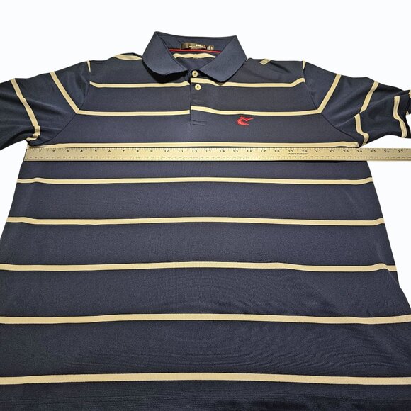 RLX Ralph Lauren Men's Golf Classic-Fit Blue White Striped S/S Polo XL - Picture 11 of 14